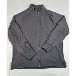 Lululemon Athletica Jacket‎ Mens XXL Black Full Zip Utility Gorpcore Lightweight